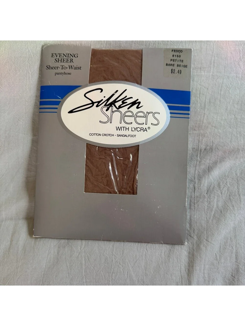 Vintage Evening Sheer Sheer-To-Waist Pantyhose Bare Beige Petite
